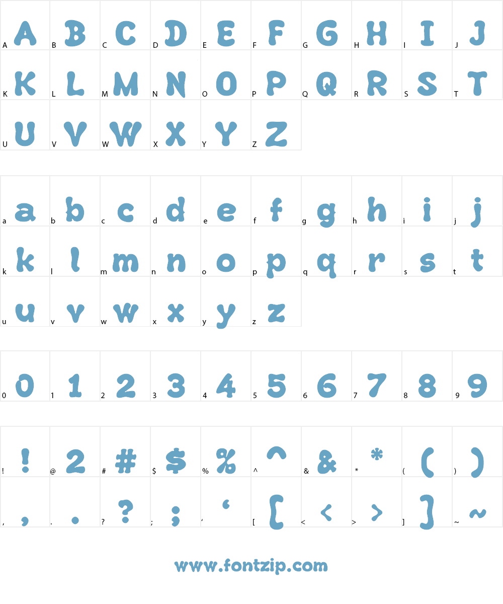 Kush Font Character